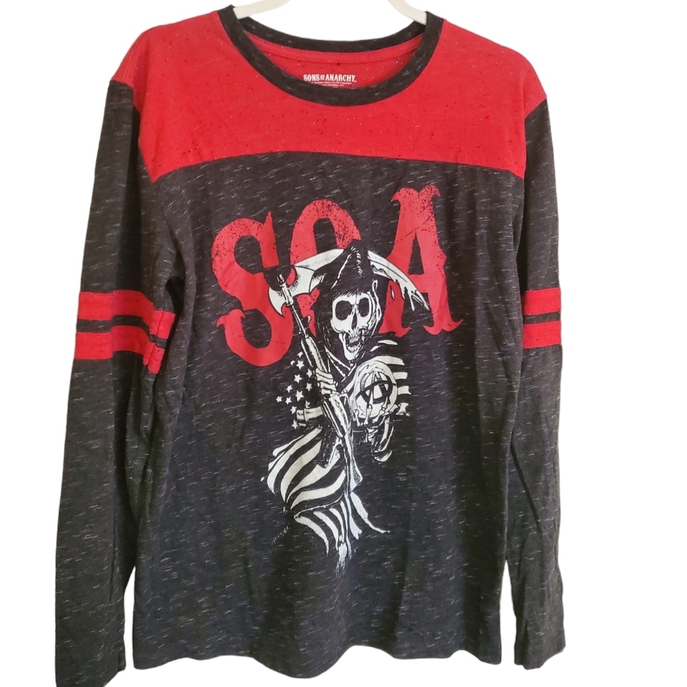 Sons of Anarchy Men's Graphic Long Sleeve T-shirt.